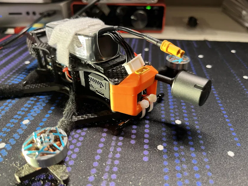 Giá đỡ anten O3 và ELRS với gắn cứng XT30 cho AOS 3.5 - Image 1