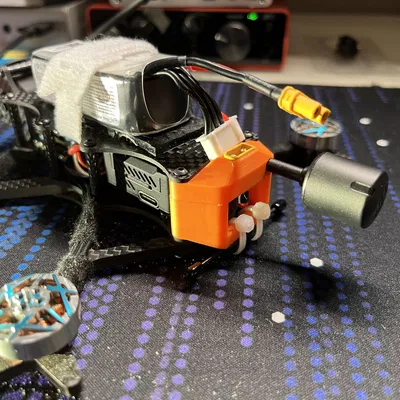 Giá đỡ anten O3 và ELRS với gắn cứng XT30 cho AOS 3.5