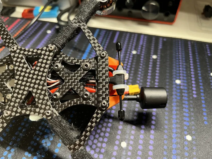 Giá đỡ anten O3 và ELRS với gắn cứng XT30 cho AOS 3.5 - Image 3