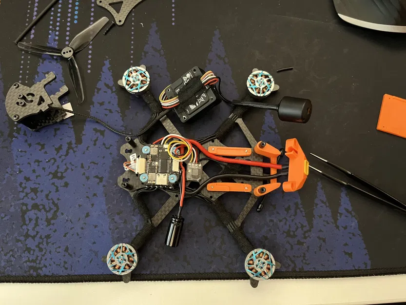 Giá đỡ anten O3 và ELRS với gắn cứng XT30 cho AOS 3.5 - Image 7