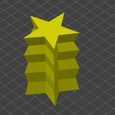 Bình hoa hình ngôi sao độc đáo và sáng tạo