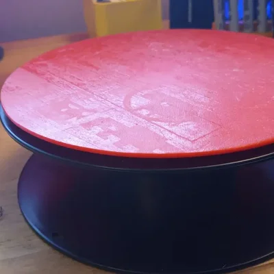 Bàn xoay đơn giản từ cuộn filament rỗng