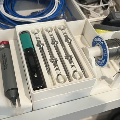 Giá đỡ lưu trữ cho máy hàn Pinecil Gridfinity