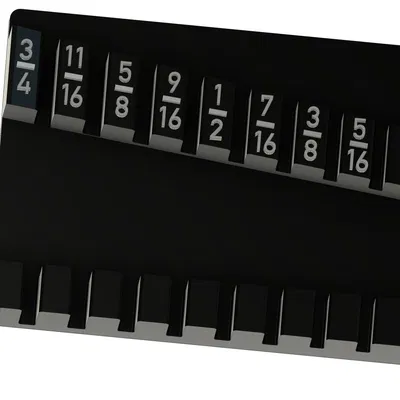 Kệ lưu trữ Gridfinity cho cờ lê kết hợp Wera SAE