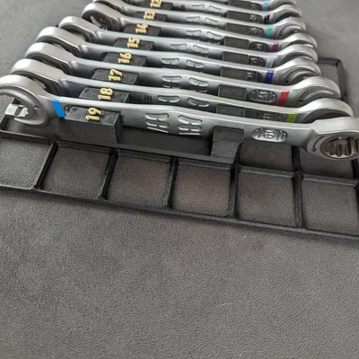 Giá đỡ cờ lê kết hợp Wera Joker 8-19mm tương thích Gridfinity