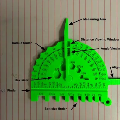 Công cụ đo lường đa năng 6 trong 1