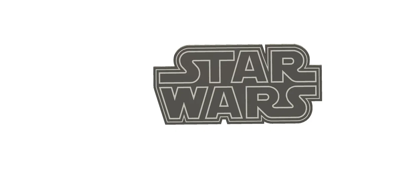 Đèn LED hình logo Star Wars với thiết kế hai màu - Image 2