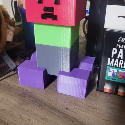 Giá đỡ bàn chải đánh răng Creeper trong Minecraft