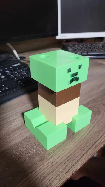 Giá đỡ bàn chải đánh răng Creeper trong Minecraft - Image 2