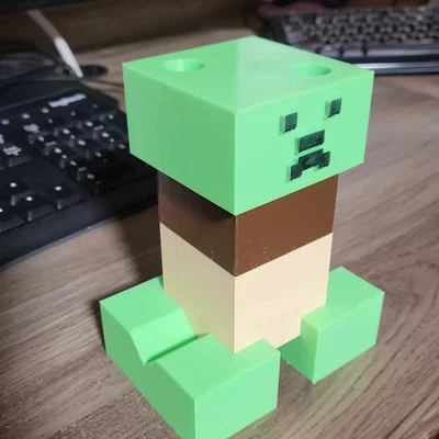 Giá đỡ bàn chải đánh răng Creeper trong Minecraft