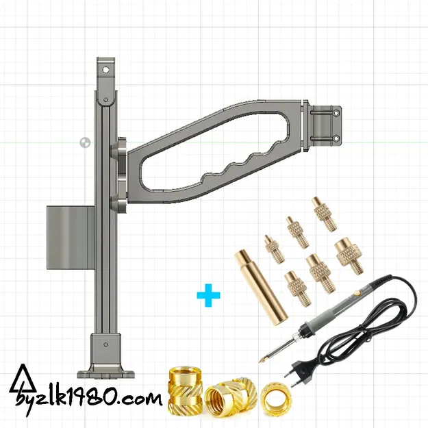 Máy ép nhiệt tự chế để lắp đặt insert trong in 3D - Image 4