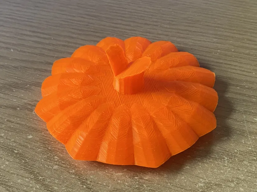 Đèn bí ngô Halloween với đáy phẳng và nắp mỏng - Image 3