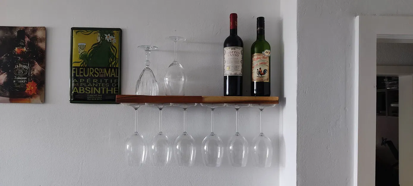 Giá đỡ đơn giản cho ly rượu vang - Image 1