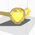Bình tưới cây phong cách Low Poly - Thumbnail 3