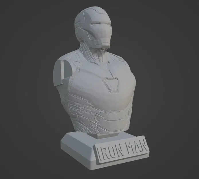 Bust nhân vật Iron Man chi tiết cao không cần hỗ trợ - Image 2