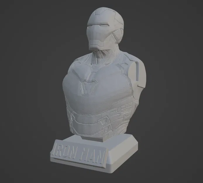 Bust nhân vật Iron Man chi tiết cao không cần hỗ trợ - Image 3
