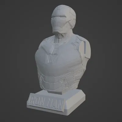 Bust nhân vật Iron Man chi tiết cao không cần hỗ trợ