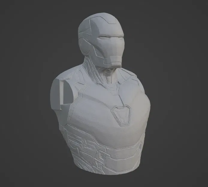Bust nhân vật Iron Man chi tiết cao không cần hỗ trợ - Image 6