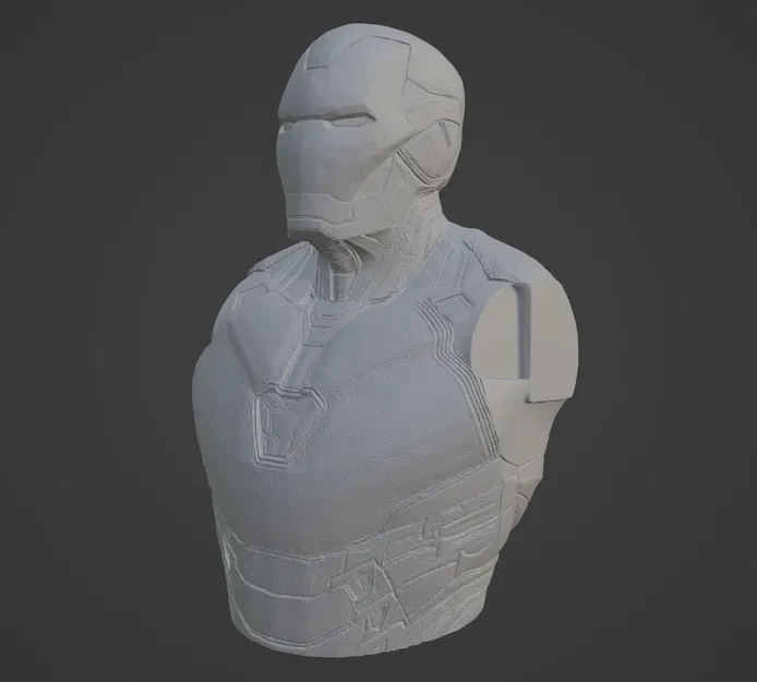Bust nhân vật Iron Man chi tiết cao không cần hỗ trợ - Image 7