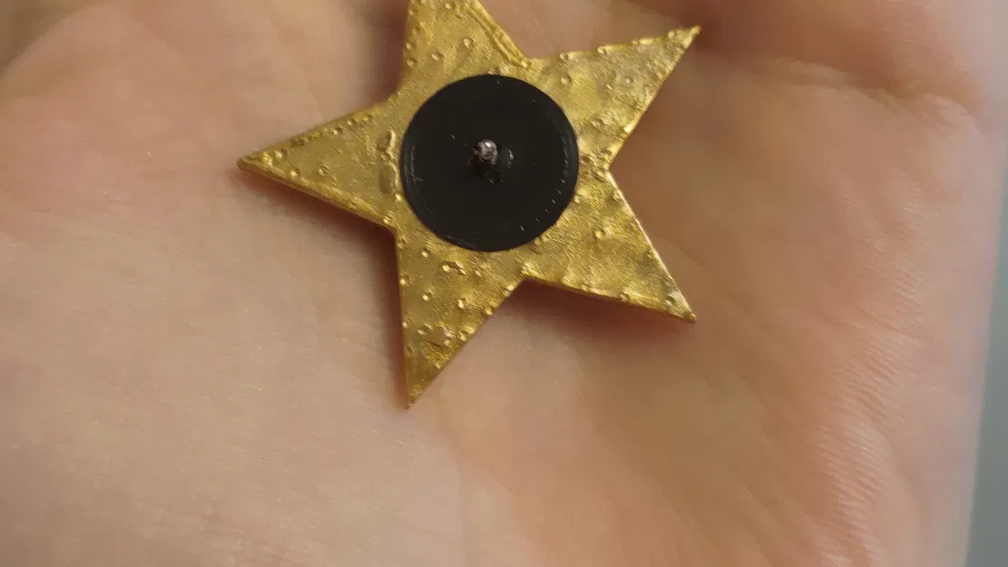 Cài pin hình ngôi sao cho phụ kiện thời trang - Image 2