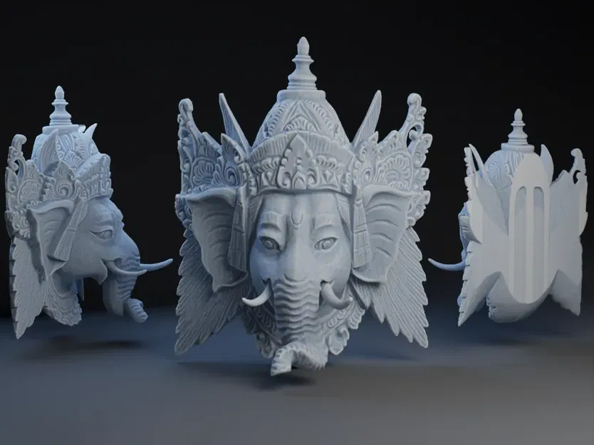 Đầu tượng Ganesha trong nghệ thuật điêu khắc Hindu - Image 1