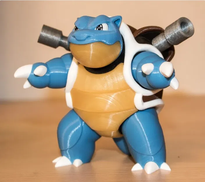 Mô hình Pokémon Tortank (Blastoise) chi tiết 3D - Image 1