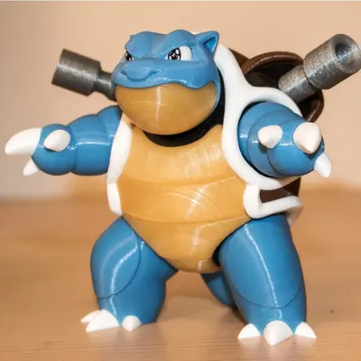 Mô hình Pokémon Tortank (Blastoise) chi tiết 3D