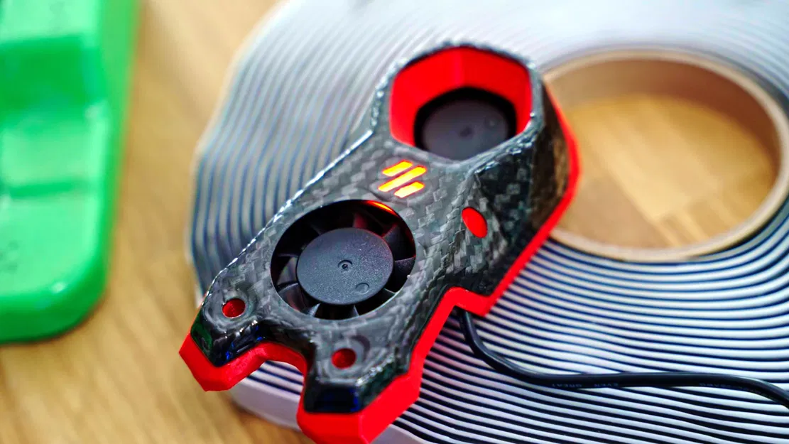 Nắp carbon cho máy in Voron Stealthburner - Image 1