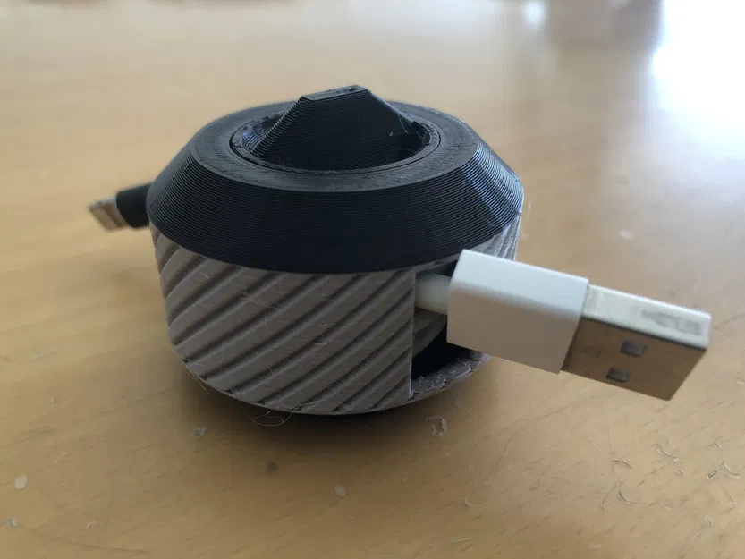 Cuộn cáp USB có thể xếp chồng với góc 45° - Image 1