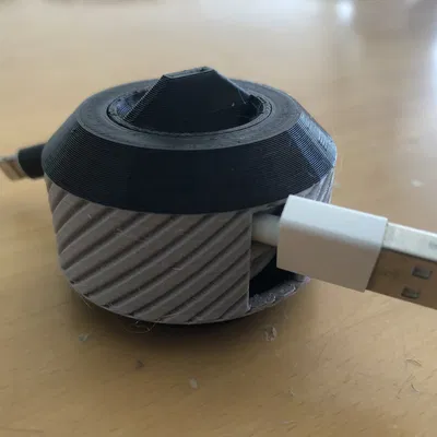 Cuộn cáp USB có thể xếp chồng với góc 45°