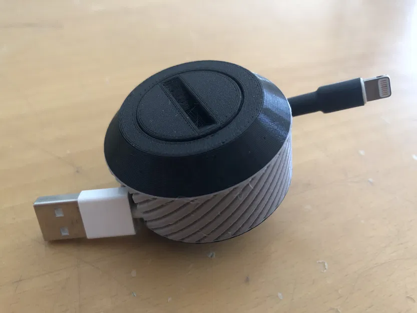 Cuộn cáp USB có thể xếp chồng với góc 45° - Image 2