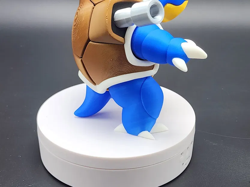 Mô hình Tortank (Blastoise) 3MF phân loại theo màu sắc - Image 2