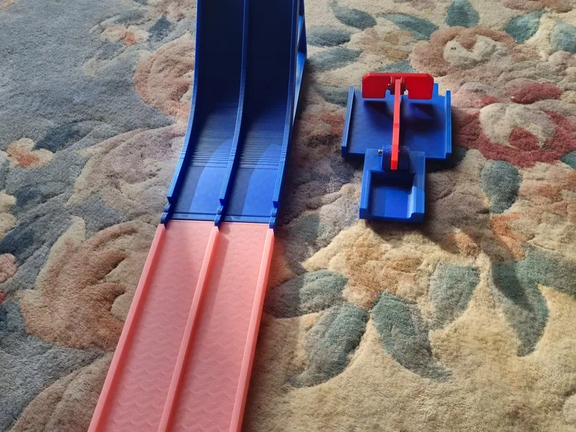 Ramp phóng và cổng khởi động cho đường đua Hotwheels gập 1m - Image 1