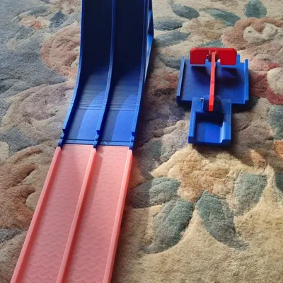 Ramp phóng và cổng khởi động cho đường đua Hotwheels gập 1m