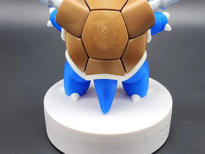 Mô hình Tortank (Blastoise) 3MF phân loại theo màu sắc - Image 3