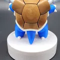 Mô hình Tortank (Blastoise) 3MF phân loại theo màu sắc - Thumbnail 3