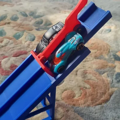 Ramp phóng và cổng khởi động cho đường đua Hotwheels gập 1m