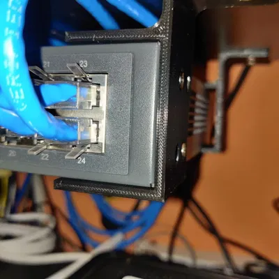 Giá đỡ lắp đặt switch TP-Link SG1024DE trên tường hoặc bàn