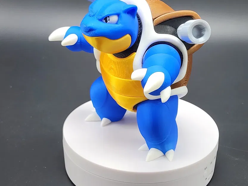 Mô hình Tortank (Blastoise) 3MF phân loại theo màu sắc - Image 5