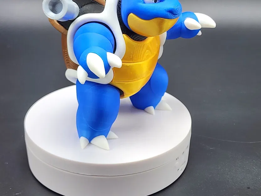 Mô hình Tortank (Blastoise) 3MF phân loại theo màu sắc - Image 6