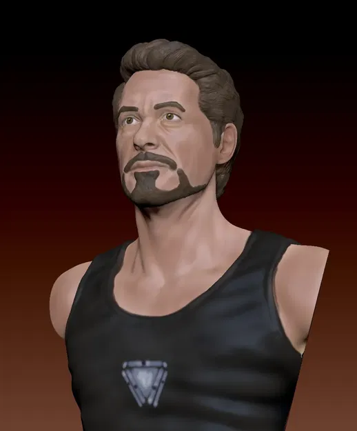 Tượng bán thân Tony Stark/Iron Man của Robert Downey Jr. - Image 2