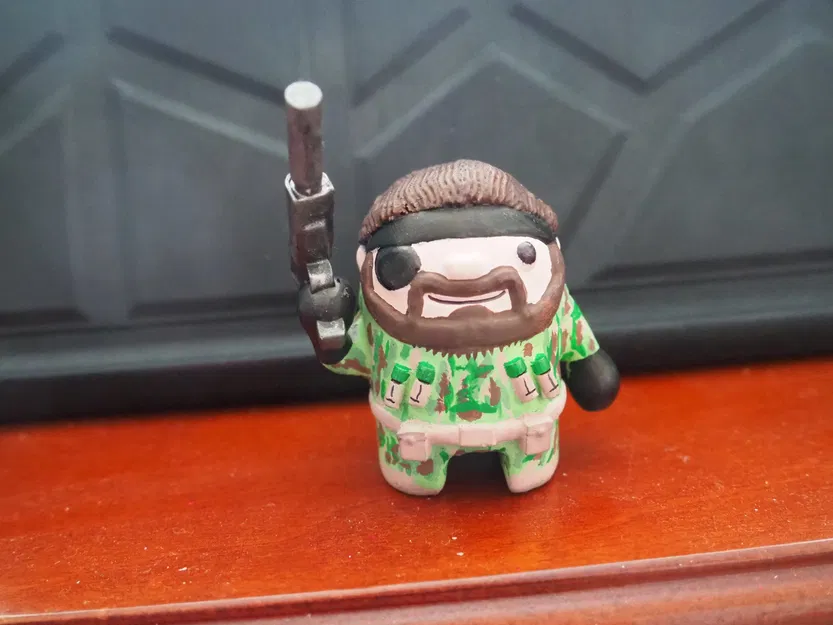 Nhân vật Solid Snake trong Metal Gear Solid theo phong cách fan art - Image 1