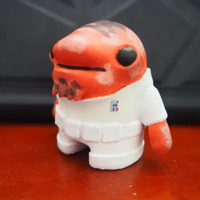 Nhân vật Đô đốc Ackbar trong Star Wars theo phong cách fan art