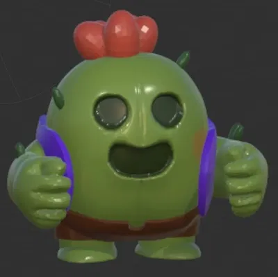 Nhân vật Spike trong trò chơi Brawl Stars
