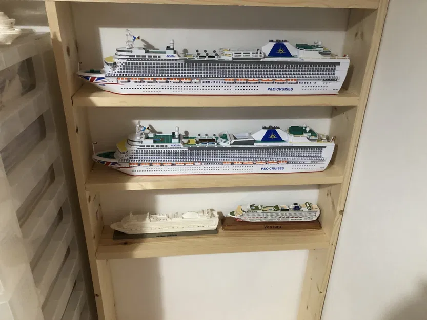 Mô hình tàu du lịch P&O Ventura tỉ lệ 1:1000 không cần hỗ trợ - Image 6