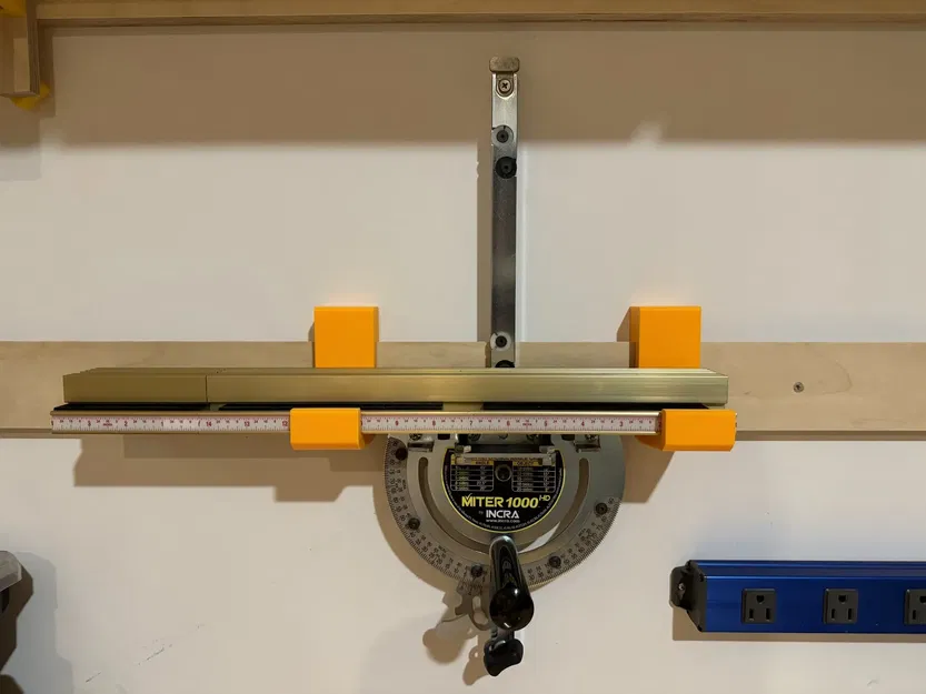 Giá đỡ tường cho thước cặp Incra 1000HD/SE với cleat Pháp - Image 1