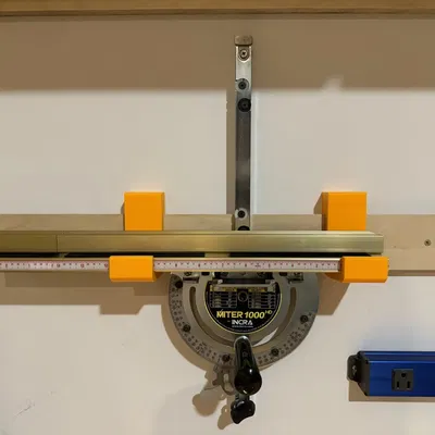 Giá đỡ tường cho thước cặp Incra 1000HD/SE với cleat Pháp