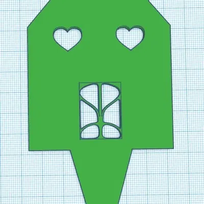 Chậu hoa hình ngôi nhà độc đáo 3D