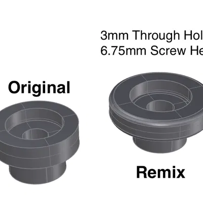 Thùng rác Bambu Lab với nam châm 10mm và móc treo 3mm