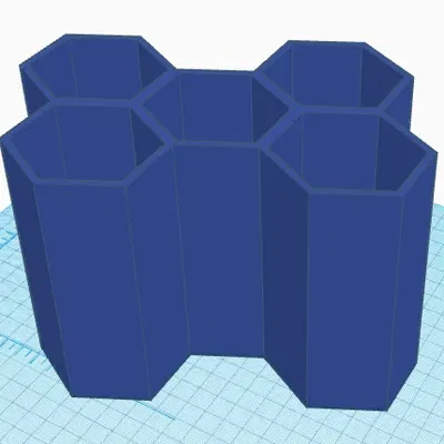 Giá đỡ dụng cụ 5 ngăn hình lục giác